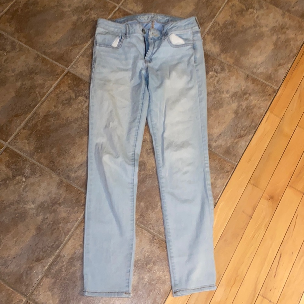 Light blue jeans